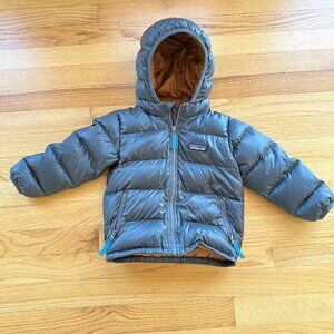 Patagonia Hi-Loft Down Sweater Hoody (12-18M)
